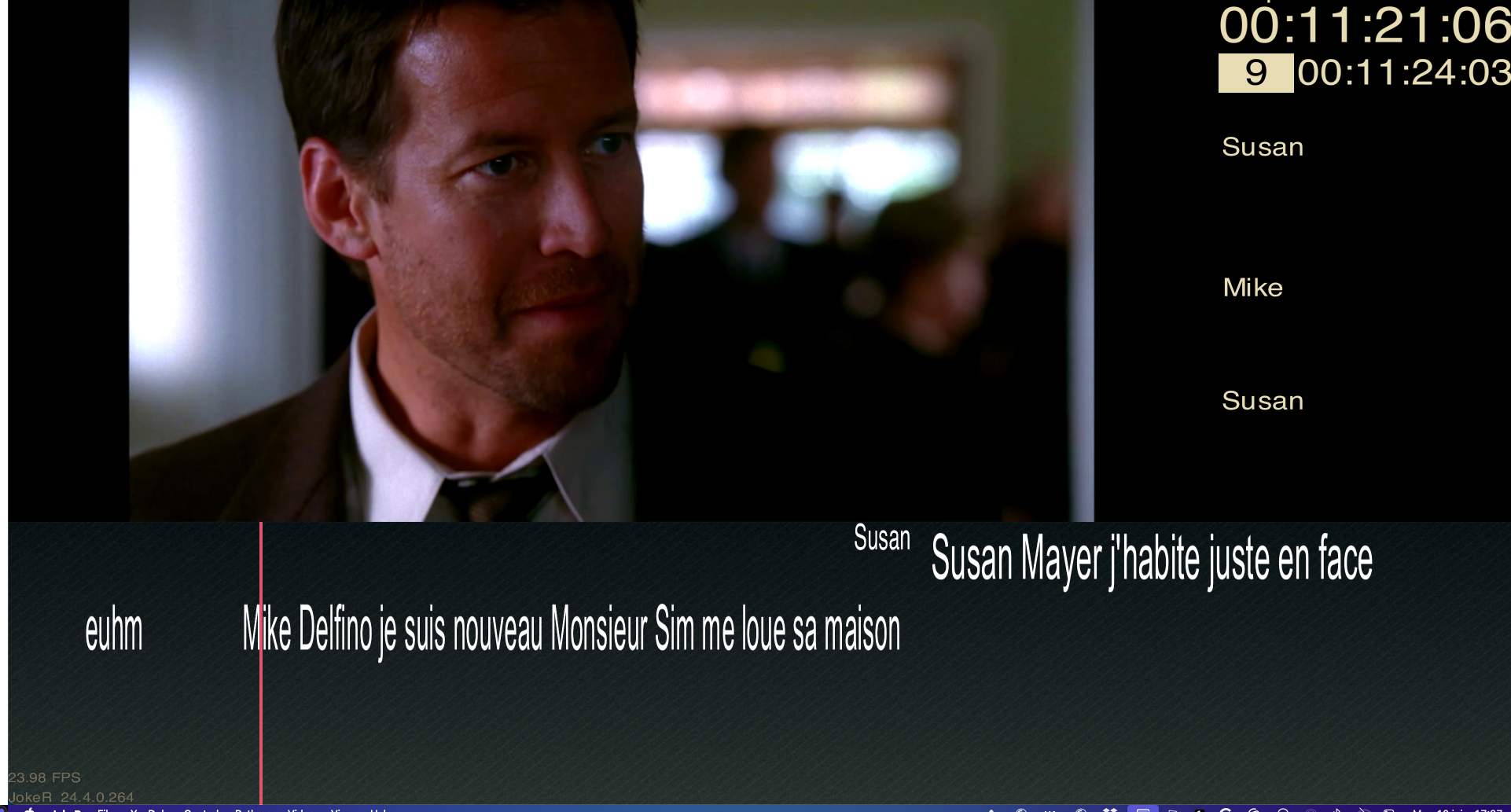 Bande rythmo - Desperate Housewives